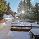 Terrasse en hiver